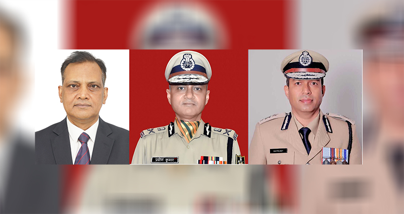 Appointments of three DGs in central forces